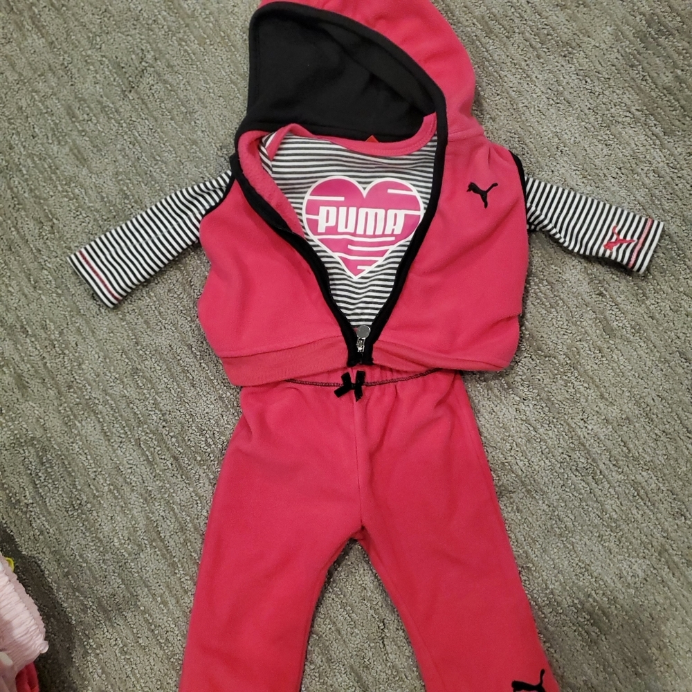 3-6 months 3 piece puma set
